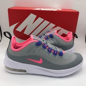 NWB Nike Air Max Axis GS Light Smoke Grey Sunset Pulse Sneakers